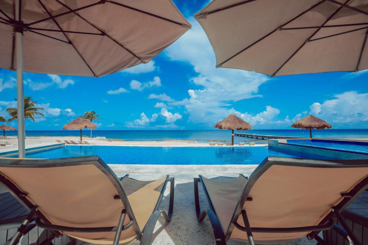 The Queen Of Cozumel Beach House -Luxury Beachfront Villa- Million Dollars View Exterior foto