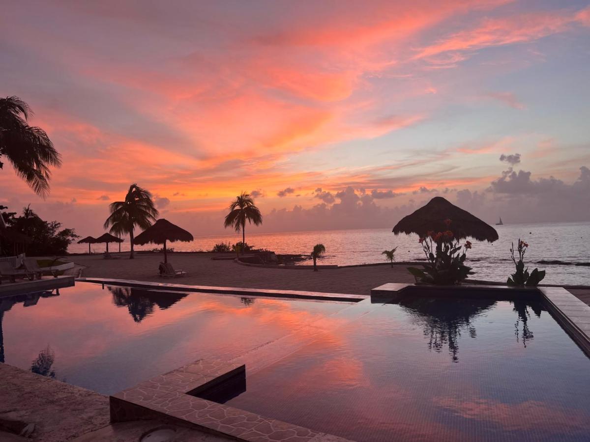 The Queen Of Cozumel Beach House -Luxury Beachfront Villa- Million Dollars View Exterior foto